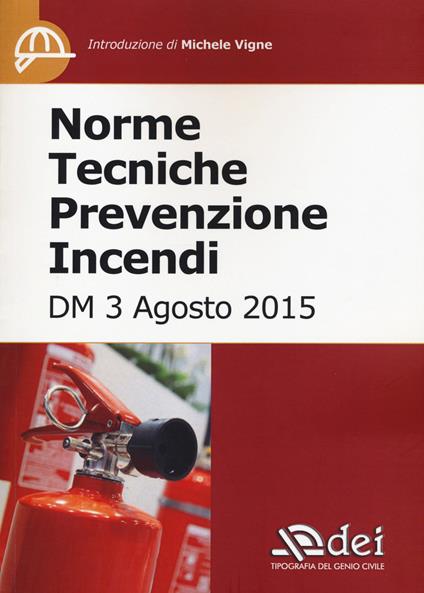 Norme tecniche prevenzione incendi - copertina