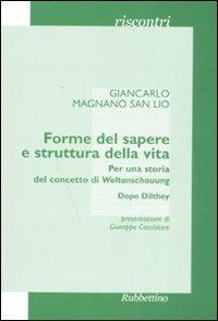 Forme del sapere e struttura della vita. Per una storia del concetto di Weltanschauung. Dopo Dilthey - Giancarlo Magnano San Lio - copertina