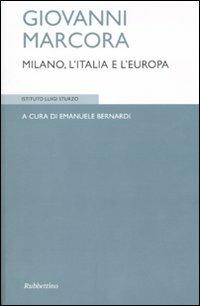 Giovanni Marcora. Milano, l'Italia e l'Europa - copertina