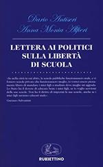 Lettera ai politici sulla libertà di scuola