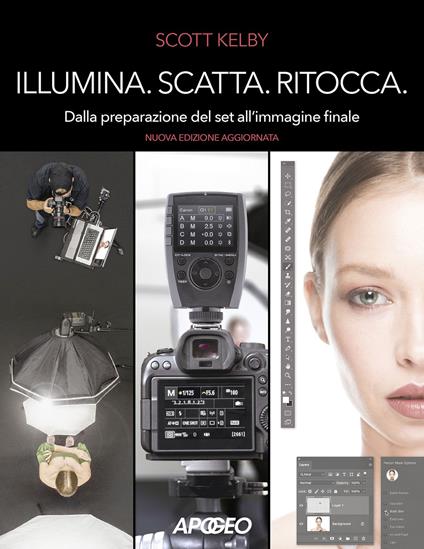 Illumina, scatta, ritocca. Dalla preparazione del set all'immagine finale - Scott Kelby - copertina