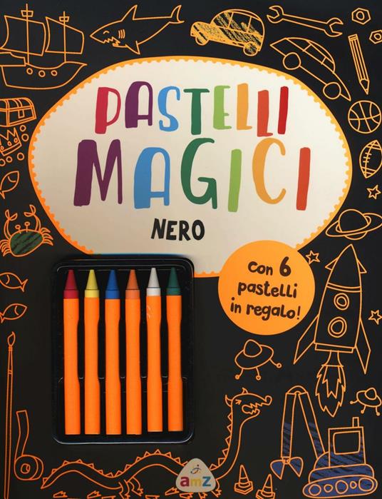 Pastelli magici (nero). Ediz. illustrata. Con gadget - copertina