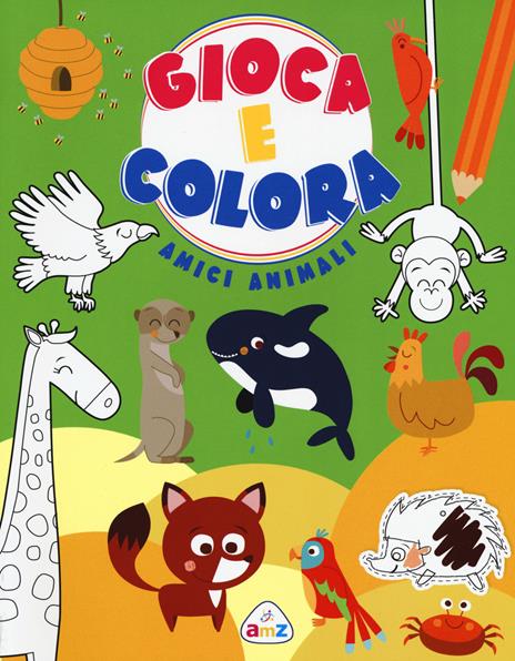 Amici animali. Gioca e colora. Ediz. a colori - Silvia Lombardi,Monica Floreale - 3