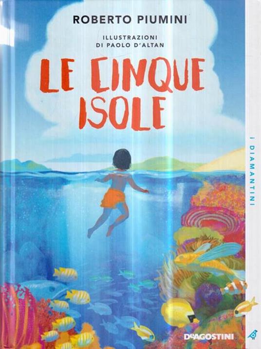 Le cinque isole - Roberto Piumini - copertina