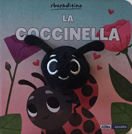 libro giocattolo per bambini illustrati interattivi con coccinella