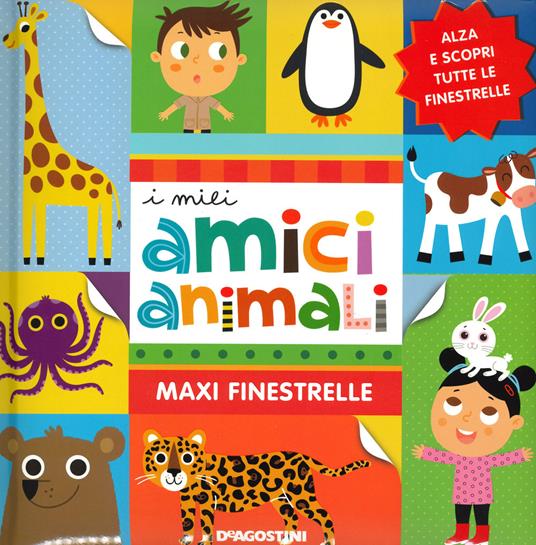 I miei amici animali. Maxi finestrelle. Ediz. a colori - Lisa Lupano - copertina