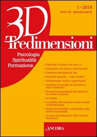 Tredimensioni. Psicologia, spiritualità, formazione (2015). Vol. 1 - copertina