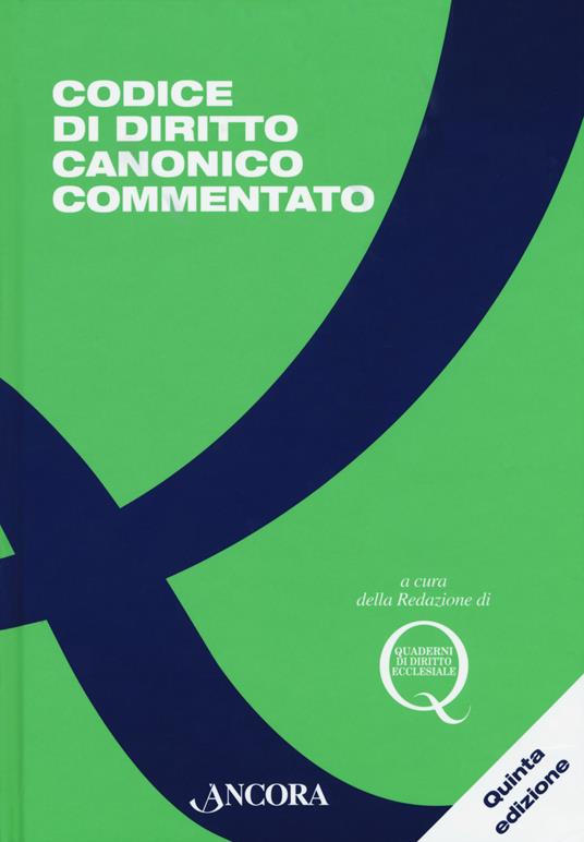 Codice di diritto canonico commentato - copertina