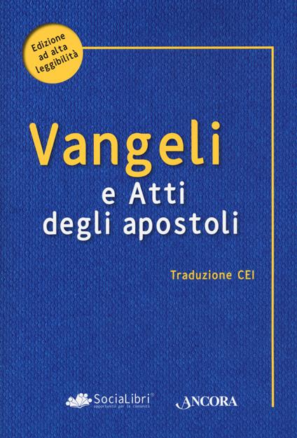 Vangelo e Atti degli Apostoli - copertina