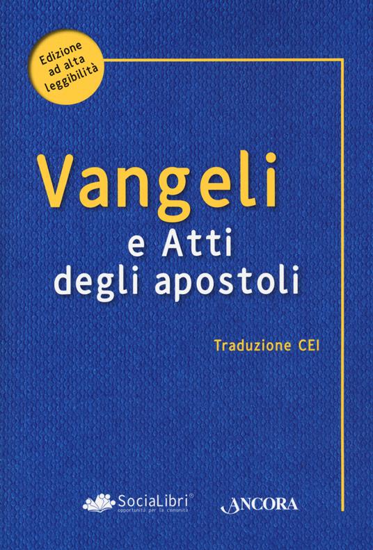 Vangelo e Atti degli Apostoli - copertina