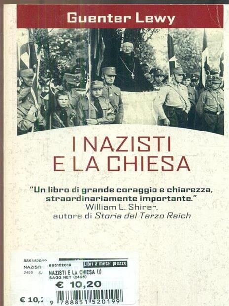 I nazisti e la Chiesa - Guenter Lewy - copertina