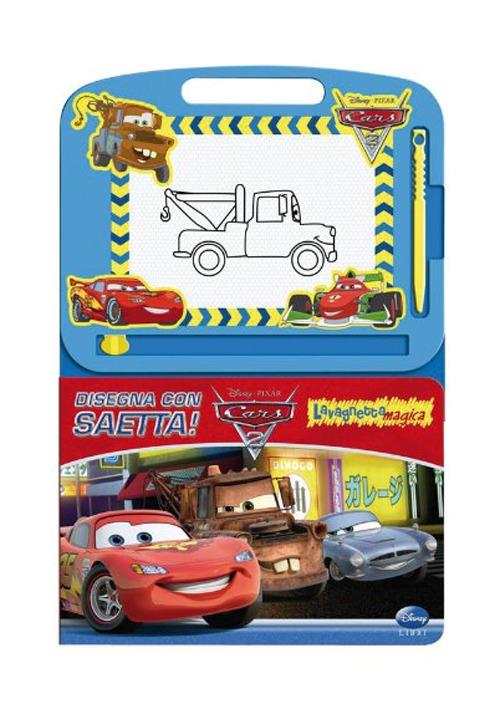 Cars 2. Disegna con Saetta! Ediz. illustrata. Con gadget - copertina