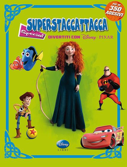 Divertiti con Disney Pixar. Superstaccattacca Special. Con adesivi. Ediz. illustrata - copertina