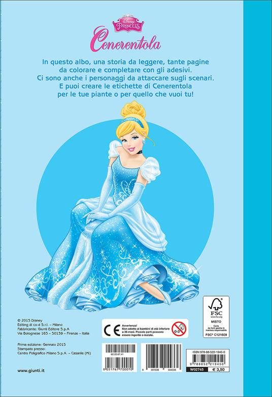 Cenerentola. Disney princess. Con adesivi. Ediz. illustrata - 2