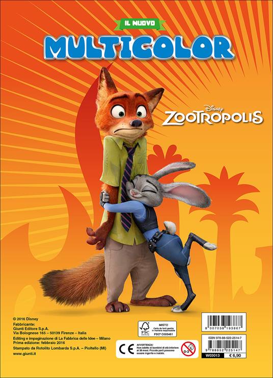 Zootropolis. Il nuovo multicolor. Ediz. illustrata - 2