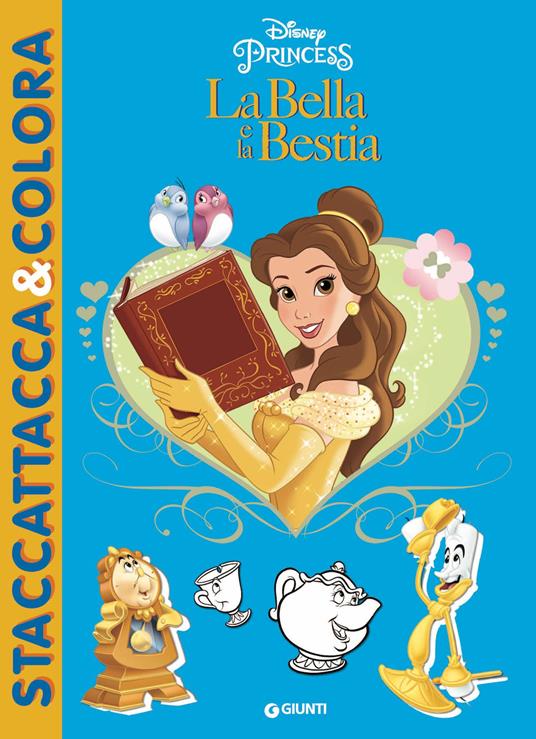 La bella e la Bestia. Staccattacca e colora special. Con adesivi - copertina