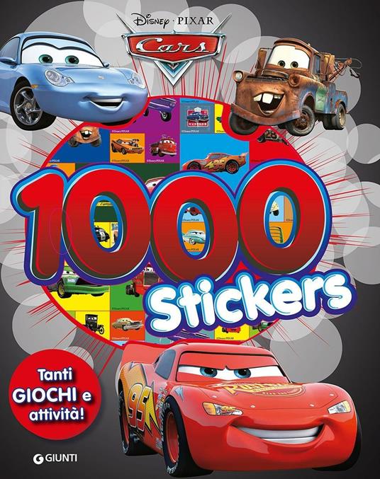 Cars. 1000 stickers. Con adesivi. Ediz. illustrata - copertina