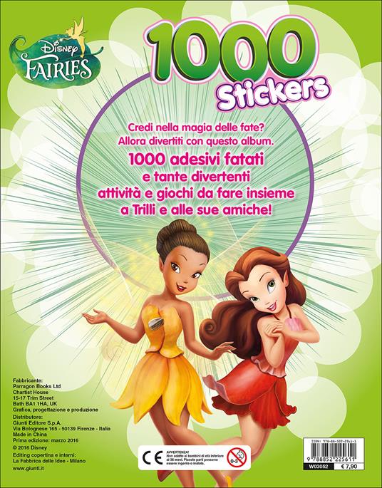 Fairies. 1000 stickers. Ediz. illustrata - 2