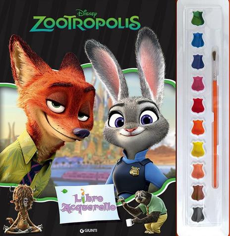 Zootropolis. Libro acquerello. Ediz. illustrata. Con gadget - copertina