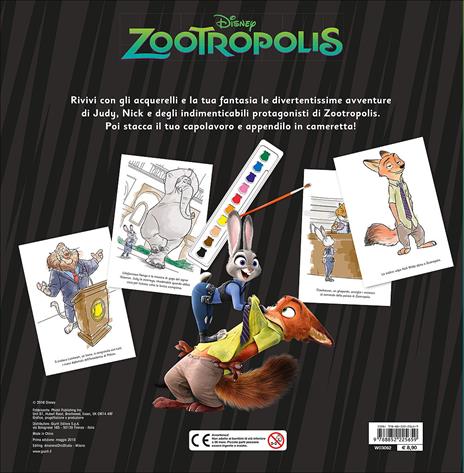 Zootropolis. Libro acquerello. Ediz. illustrata. Con gadget - 2