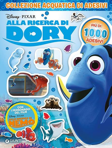 Collezione acquatica di adesivi. Alla ricerca di Dory. Più di 1000 adesivi. Con adesivi. Ediz. illustrata - copertina