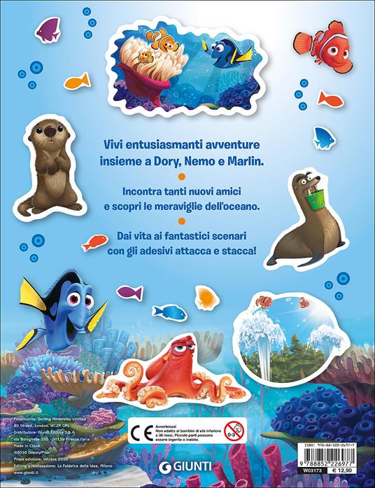 Collezione acquatica di adesivi. Alla ricerca di Dory. Più di 1000 adesivi. Con adesivi. Ediz. illustrata - 2