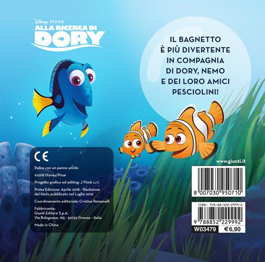 Alla ricerca di Dory. Il libro bagnetto. Ediz. a colori - 2