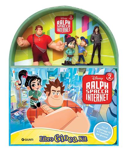 Ralph Spacca Internet. Libro gioca kit. Ediz. a colori. Con 4 personaggi 3D - copertina