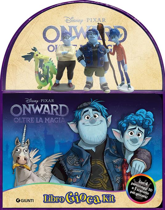 Onward. Libro gioca kit. Ediz. a colori. Con 4 personaggi 3D. Con scenario per giocare - copertina