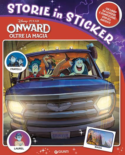 Onward. Storie in sticker. Con adesivi - Walt Disney - copertina