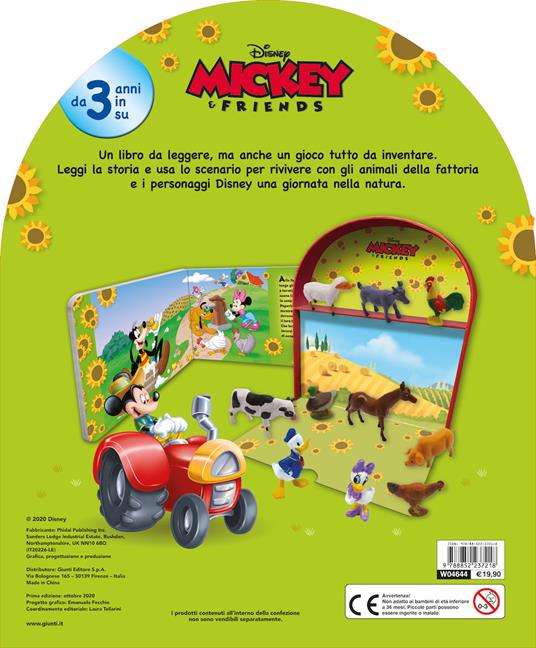 In fattoria. Mickey & friends. Maxi libro gioca kit. Ediz. a colori. Con 10 figurine 3D - 2