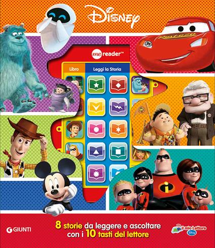 Disney Pixar. Il mio lettore. Ediz. a colori. Con 8 storie da leggere e ascoltare con i 10 tasti del lettore - copertina