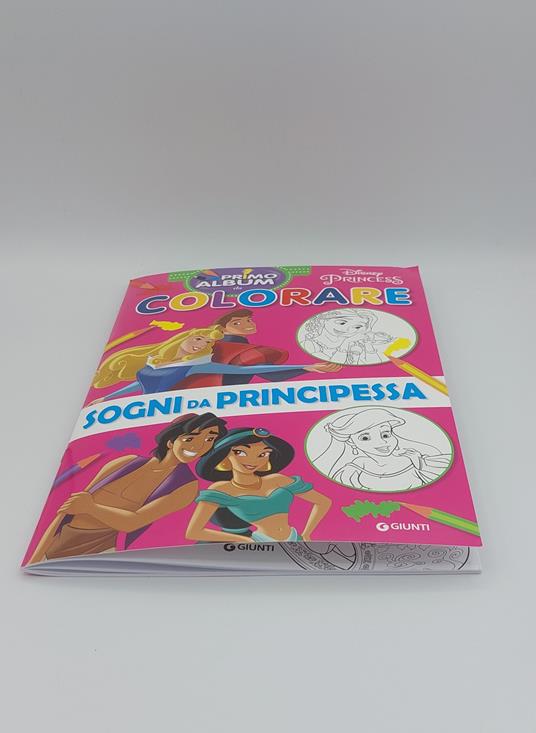 Sogni da principessa. Ediz. a colori - Libro - Disney Libri - Primo album  da colorare
