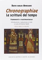 Chronographiae. Le scritture del tempo. Frammenti e testimonianze