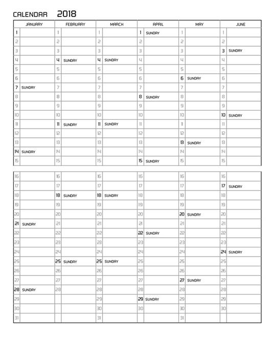 Botanica. Agenda settimanale 2018 - 2