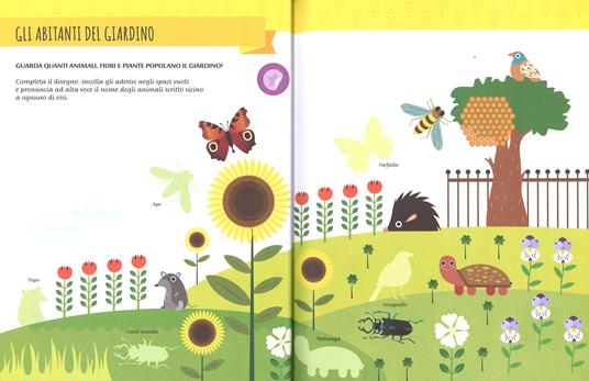 Il mio primo libro del giardino. 5-6 anni. Montessori: un mondo di conquiste. Con adesivi - Chiara Piroddi - 2