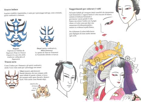 L' antica arte del teatro Kabuki. Coloring book - Junko Suzuki,Somegoro Ichikawa - 3