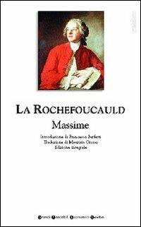 Massime - François de La Rochefoucauld - copertina