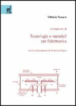 Fondamenti di tecnologie e materiali per l'elettronica