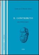 Il contributo (2006). Vol. 3