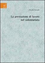 La prestazione di lavoro nel volontariato