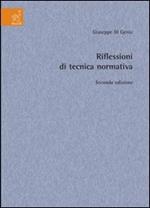 Riflessioni di tecnica normativa