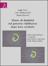 Misure di disabilità nel percorso riabilitativo dopo ictus cerebrale. Studio gestionale ed epidemiologico nella regione autonoma Friuli-Venezia Giulia - Carlo Francescutti,Bruno Genetti,Luigi Tesio - copertina