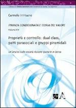 Proprietà e controllo: dual class, patti parasociali e gruppi piramidali. Un'analisi sulle società italiane quotate in borsa