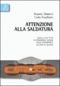 Attenzione alla saldatura. Quello che tutti dovrebbero sapere sulla carpenteria saldata in acciaio - Franco Dinucci,Clara Gambaro - copertina