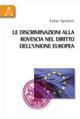 Le discriminazioni alla rovescia nel diritto dell'Unione Europea - Fabio Spitaleri - copertina