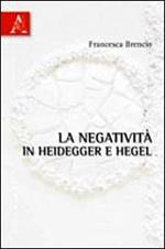 La negatività in Heidegger e Hegel