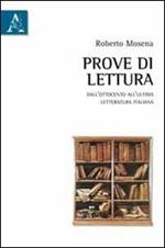 Prove di lettura. Dall'Ottocento all'ultima letteratura italiana