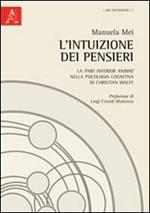 L' intuizione dei pensieri. La pars inferior animae nella psicologia cognitiva di Christian Wolff