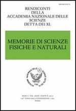 Memorie di scienze fisiche e naturali. Rendiconti della Accademia Nazionale delle Scienze detta dei XL